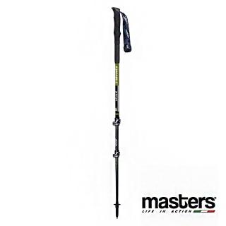 【義大利MASTERS】Eiger 艾格登山杖(黑/綠 1入)