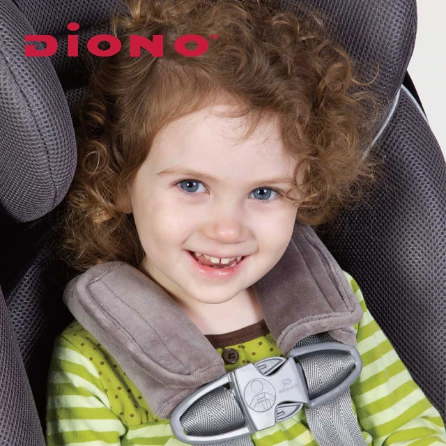【Diono】安全帶護套-2入(灰)
