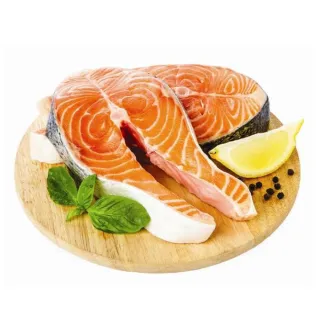 【小川漁屋】智利嚴選鮭魚大厚切5片(450g±10%/片)