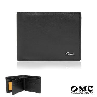 【OMC】6卡2照-左右翻活頁牛皮短夾29802