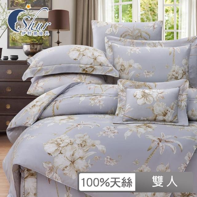 【ISHUR 伊舒爾】80支 100%天絲四件式兩用被床包組(雙人/奧地利天絲/TENCEL 多款任選 R2)