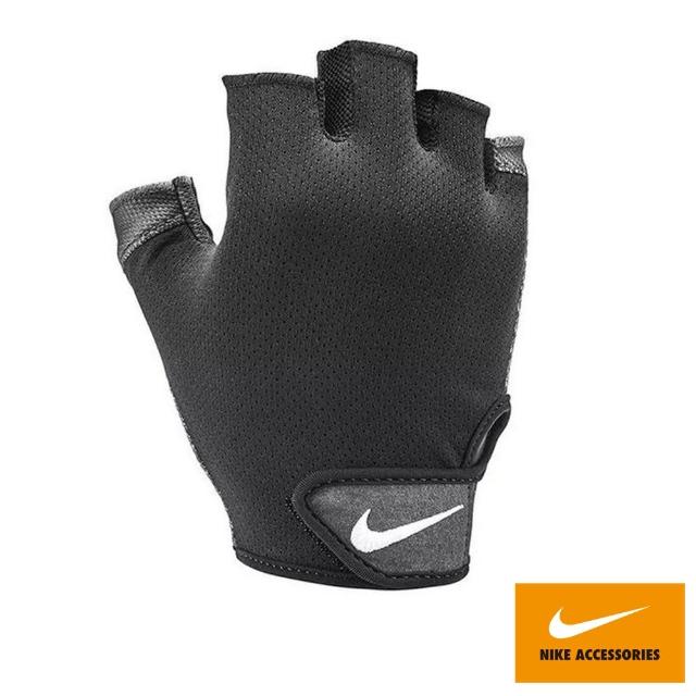 【NIKE 耐吉】手套 男 訓練手套 重訓 健身 半指手套 MENS ESSENTIAL FITNESS 黑 NLGC5057