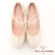 【CUMAR】優雅化身 水鑽復古法式瑪莉珍高跟鞋(金色)