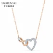 【SWAROVSKI 官方直營】Infinity Heart 鍍多色愛無限心形項鏈 交換禮物(Swarovski Infinity)