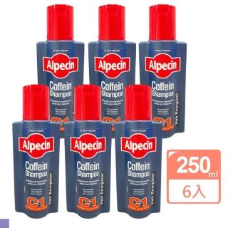 【Alpecin】C1 咖啡因洗髮露 250ml 6入組(德國髮現工程)