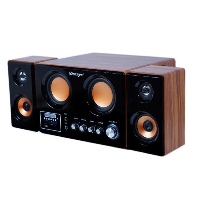 【Dennys】藍牙/USB/SD/2.1木質音響喇叭(T-790BT)