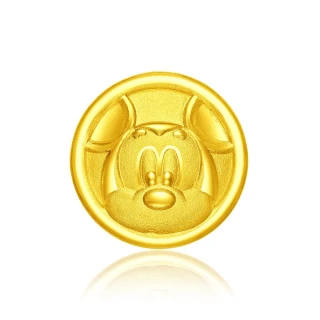 【周大福】迪士尼經典系列 害羞米奇黃金路路通串珠