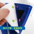 【AXIS 艾克思】三角型磁性雙面玻璃擦窗器_專用配件組(刮條/棉布/固定扣)