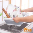 【iSFun】日式摺疊瀝水碗盤架