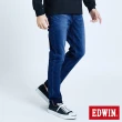 【EDWIN】男裝 JERSEYS EJ2棉感小直筒迦績長褲(酵洗藍)