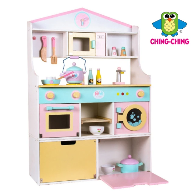 【ChingChing 親親】木製廚房組合加冰箱(MSN19031)
