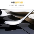 【樂邁家居】304不鏽鋼 小湯勺 湯匙 14.5cm 2入組(一體成型 易清洗)
