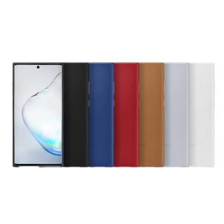 【Samsung 三星】拆封新品 GALAXY Note10 原廠皮革背蓋(公司貨-盒裝)