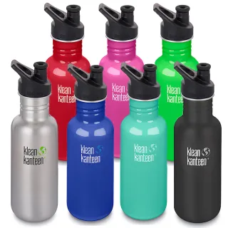 【美國Klean Kanteen】經典不鏽鋼冷水瓶532ml(運動蓋)