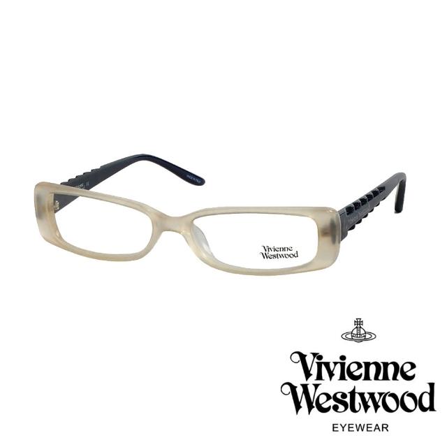 【Vivienne Westwood】優雅經典款光學眼鏡(黑/透明白 VW175_02)