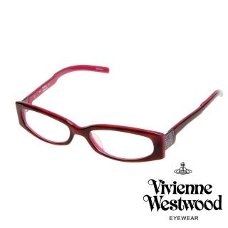 【Vivienne Westwood】英倫經典土星光學眼鏡(桃紅 VW200 04)