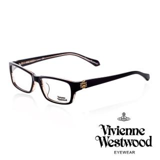 【Vivienne Westwood】十字土星環個性款光學眼鏡(黑/黃 VW261 04)