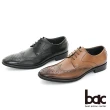 【bac】商務菁英 輕量舒適雕花造型紳士鞋(黑色)