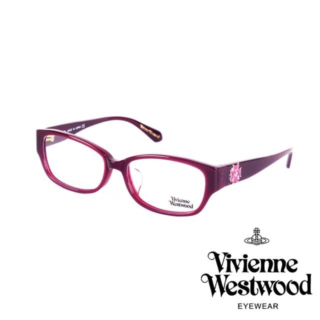 Vivienne Westwood 立體龐克多邊形土星款光學眼鏡 紫 VW273_04