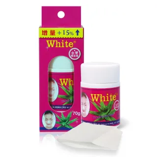 【White】蘆薈膠毛孔粉刺凝膠面膜70g(2入)