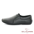 【CUMAR】真皮舒適 經典耐看真皮休閒便鞋(黑色)