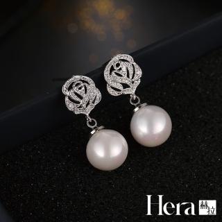 【HERA 赫拉】ll現貨ll經典玫瑰珍珠耳針款-2色(飾品)