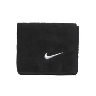 【NIKE 耐吉】毛巾 Solid Core Towel 運動 健身 重訓 棉質 小勾勾 黑 白(N100154101-0NS)