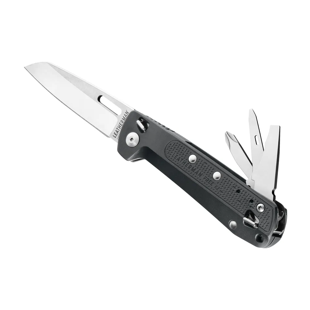 【Leatherman】FREE K2 多功能工具折刀(平刃/灰色握柄 #832658)