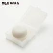 【MUJI 無印良品】攜帶式海綿香皂盤/替換海綿/2入