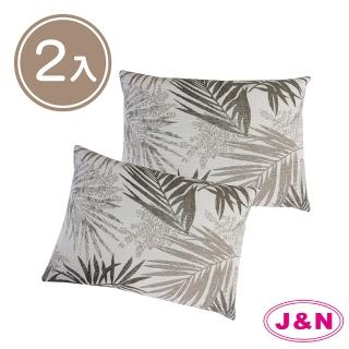 【J&N】熱帶羽葉抱枕28*40(---2入)
