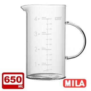 【MILA】咖啡玻璃量杯(650ml)
