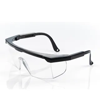 【Z-POLS】防霧升級款防疫專業設計眼鏡 抗UV400 MIT台灣製造 防飛沫防疫眼鏡(鏡腳可伸縮設計 側片加強防護)