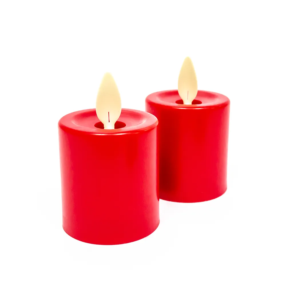 新韻傳音】LED仿真電子蠟燭7日充電款(直徑4.2cm／2入組中元普渡拜拜) - momo購物網- 好評推薦-2026年1月
