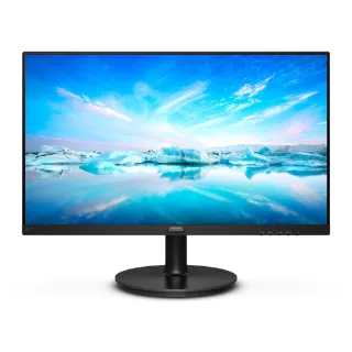 【Philips 飛利浦】221V8 22型VA FHD窄邊框螢幕(Adaptive-Sync/不閃屏/低藍光/4ms)