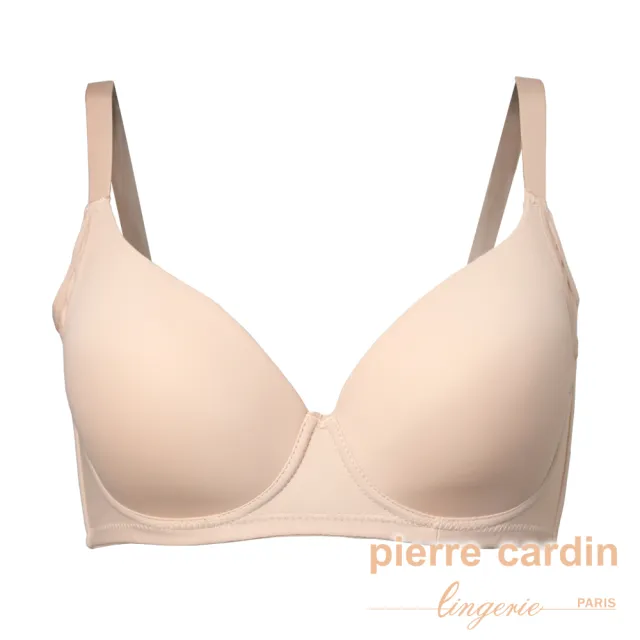 【pierre cardin 皮爾卡登女性內衣】任選_C/D罩 大罩杯完美包覆無痕內衣(單件-NUD膚)