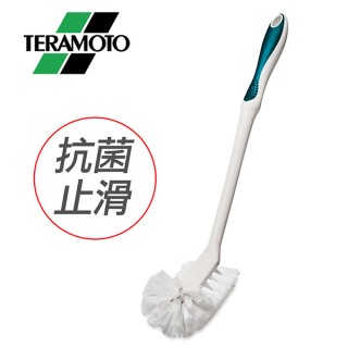 【HOME WORKING】TERAMOTO日本抗菌止滑洋式馬桶刷(暢銷推薦新貨到/人體工學止滑設計)