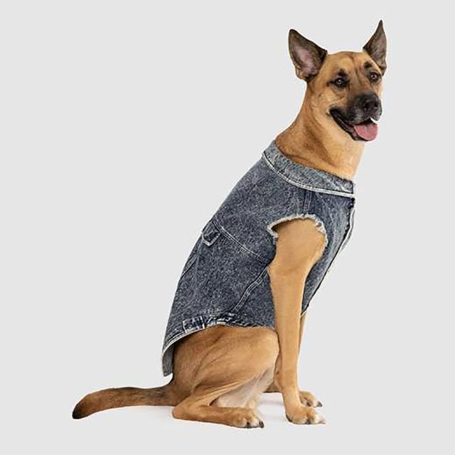 【CANADA POOCH】都市丹寧背心16號-Blue(寵物背心 Downtown Denim Vest Blue-16)