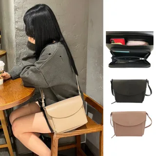 【WHOSE BAG】NAOMI財布機能輕量皮革女側背包 NO.WB026(女斜背包 女包)