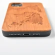 【Woodu】iPhone 11/11Pro/11Pro Max 實木浮雕 冰原狼 手機殼(耐摔 防震 緩衝 保護殼 木製硬殼)