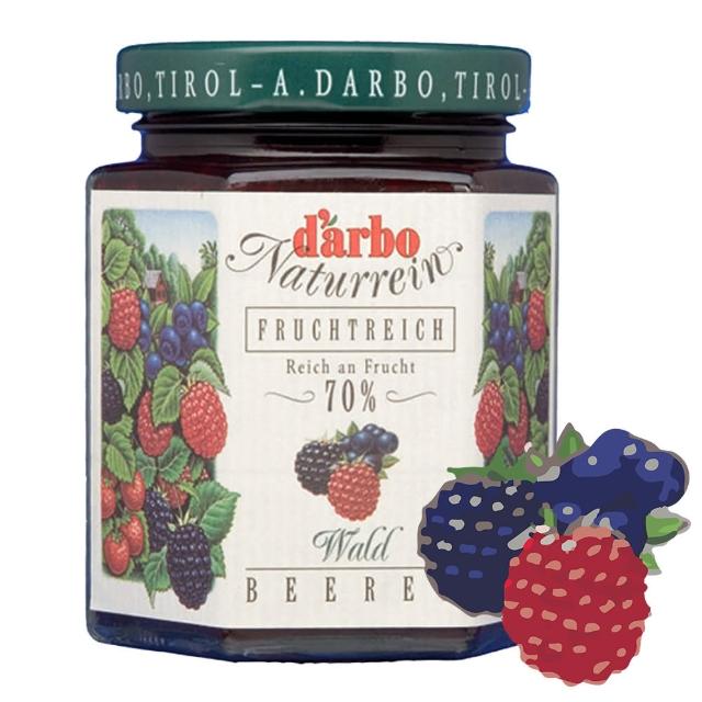【D’arbo德寶】70%果肉天然森林莓果果醬 200g