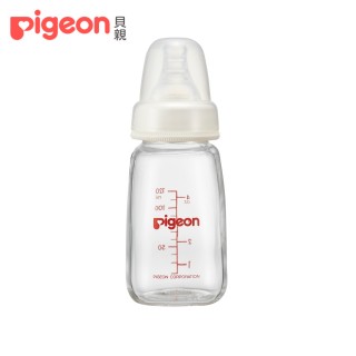 【Pigeon貝親 官方直營】一般口徑玻璃奶瓶120ml