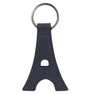 【LA BAGAGERIE】牛皮鐵塔造型鑰匙圈(深灰)