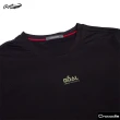 【Crocodile】男柔和舒適素面短袖圓領T恤(黑色)