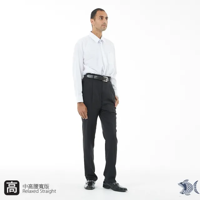 【NST JEANS】夏季薄款 免燙 軟糯微彈 鐵灰超細纖維大尺碼打摺西裝褲-中高腰寬版(002-8743)