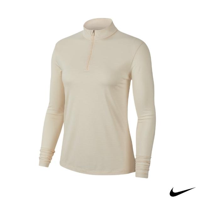 【NIKE GOLF】Nike Golf 女 運動休閒長袖上衣/高爾夫球衫 粉橘 BV0236-838