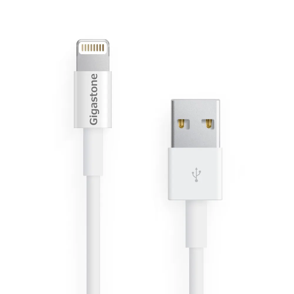 【Gigastone 立達】Apple MFi 認證Lightning 1M傳輸充電線 C102(支援iPhone 14/13/12/11/XR/iPad充電)