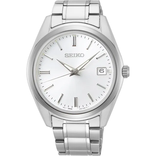 【SEIKO 精工】CS 時尚石英手錶-銀/39mm 開學禮 送禮 推薦(6N52-00A0S SUR307P1)