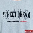 【5th STREET】男中日文交錯反光短袖T恤-麻灰