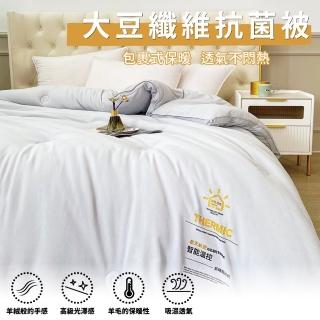 【A-ONE】大豆蛋白纖維 3.8kg防抗菌吸濕排汗 雙人6x7尺棉被