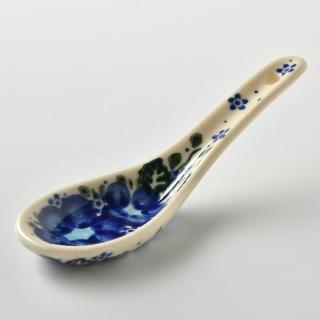 【美學生活 波蘭陶】波蘭陶 Vena 小湯勺 湯匙 勺子 波蘭手工製(青花涼夏系列)